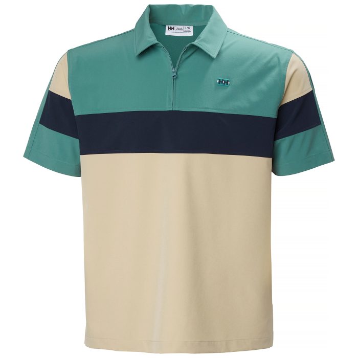 HELLY HANSEN Erkek Tişört LEVANTE QD 1/2 ZIP SS POLO T SHIRT HHA.54612 - Görsel 4