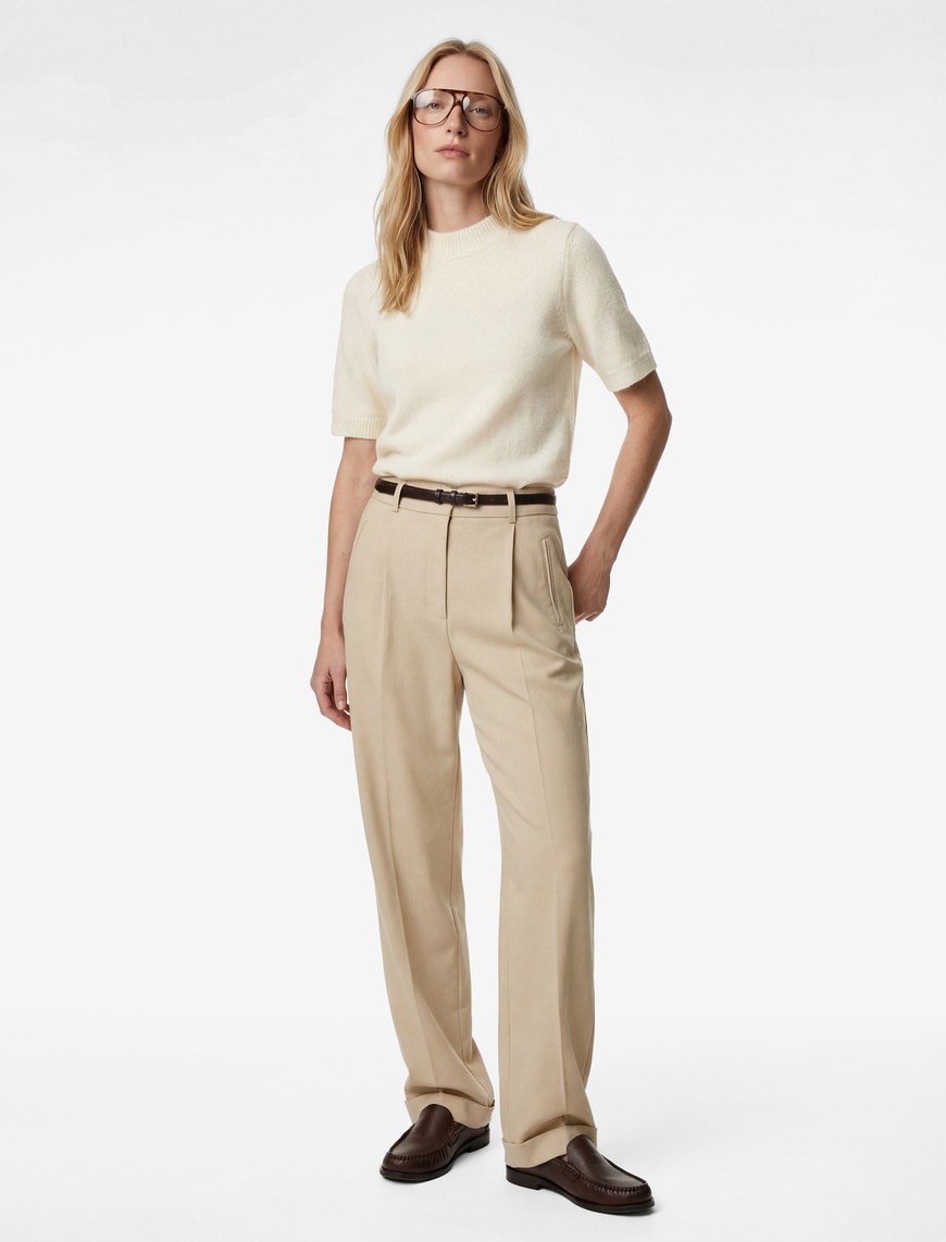 koton-bej-pantolon-6sak40191uw-13692.jpg Koton Bej Pantolon 6Sak40191Uw - Görsel 1
