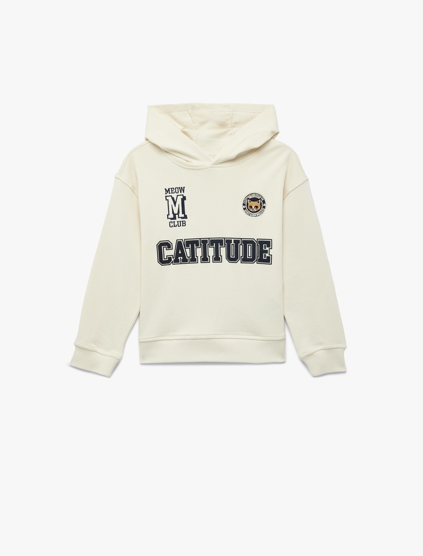 koton-bej-sweatshirt-6skg10349ak-12896.jpg Koton Bej Sweatshirt 6Skg10349Ak - Görsel 1