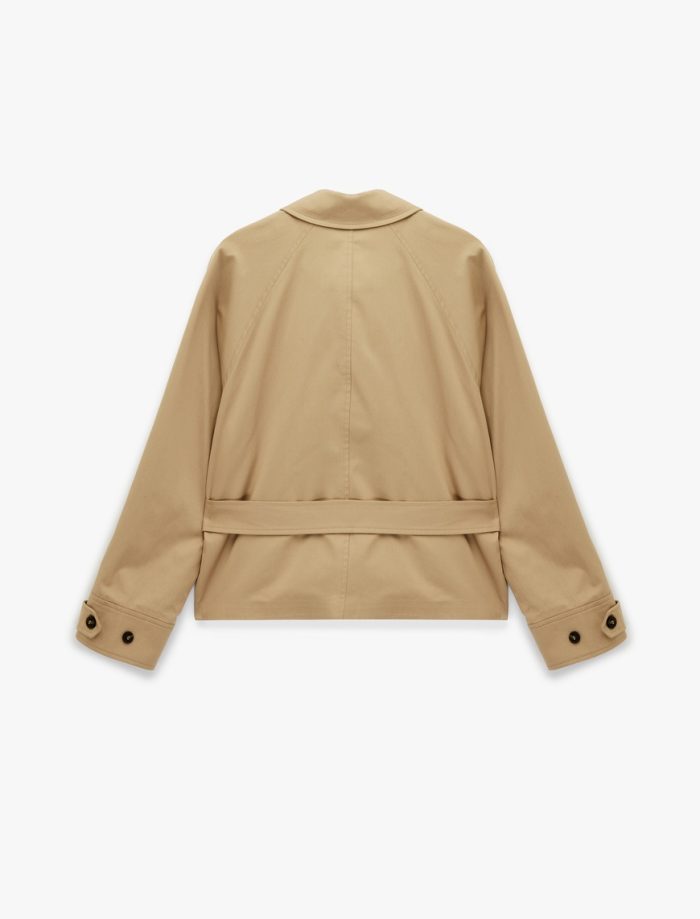 Koton Bej Trençkot 6Sak00046Ew - Görsel 5