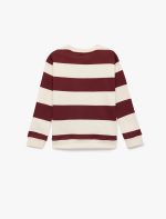 Koton Ekru Çizgili Sweatshirt 6Skb10290Tk - Görsel 4