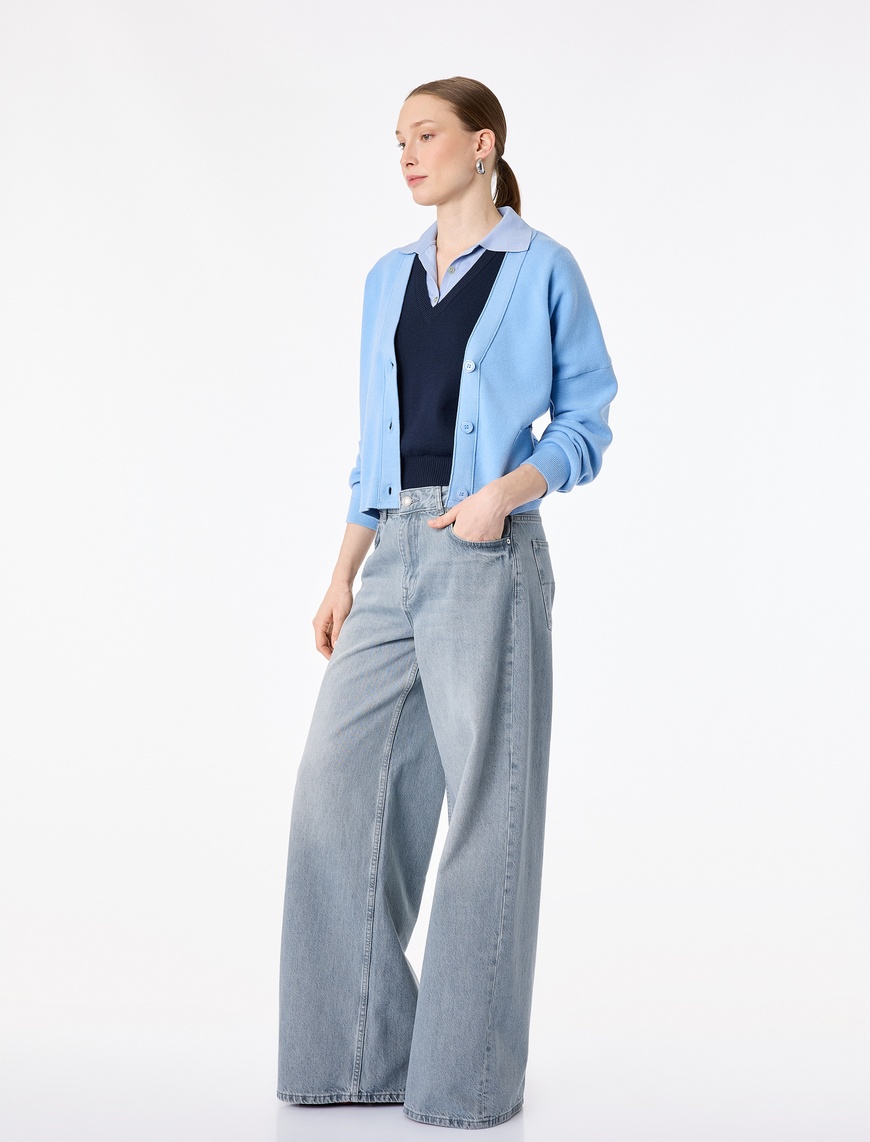 koton-gri-pantolon-6sal40124md-13433.jpg Koton Gri Pantolon 6Sal40124Md - Görsel 1