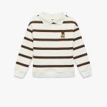 Koton Kahverengi Çizgili Sweatshirt 6Skg10251Ak