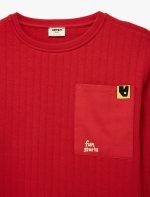 Koton Kırmızı Sweatshirt 6Skb10419Tk - Görsel 2