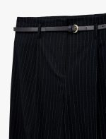 Koton Lacivert Çizgili Pantolon 6Sak40238Uw - Görsel 3