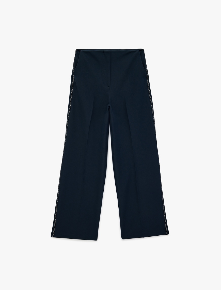 koton-lacivert-pantolon-6sak40046ew-12825.jpg Koton Lacivert Pantolon 6Sak40046Ew - Görsel 1