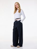 Koton Lacivert Pantolon 6Sak40059Ew