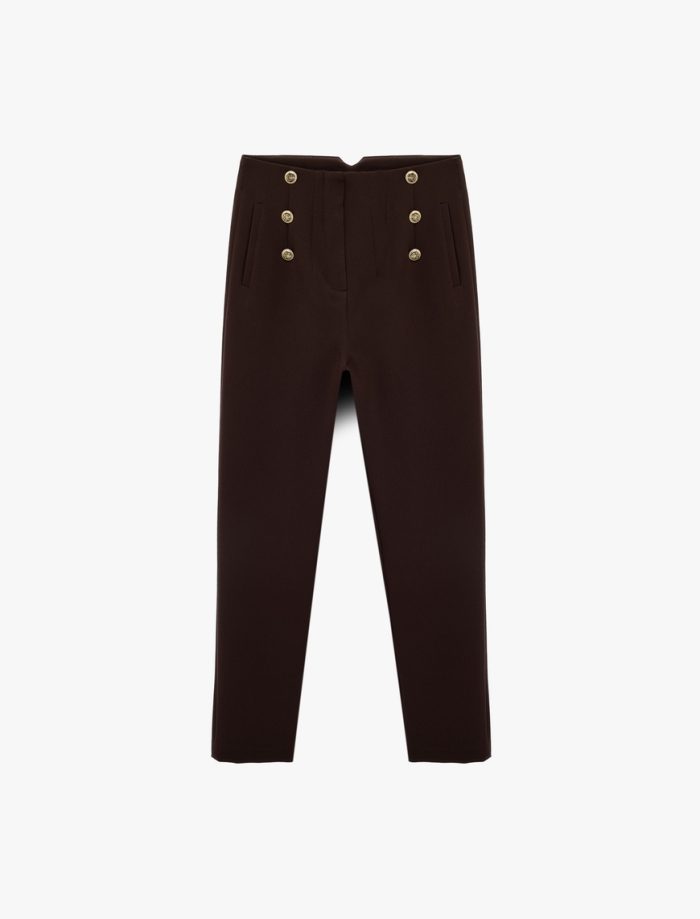 Koton Lacivert Pantolon 6Sak40273Uw - Görsel 4