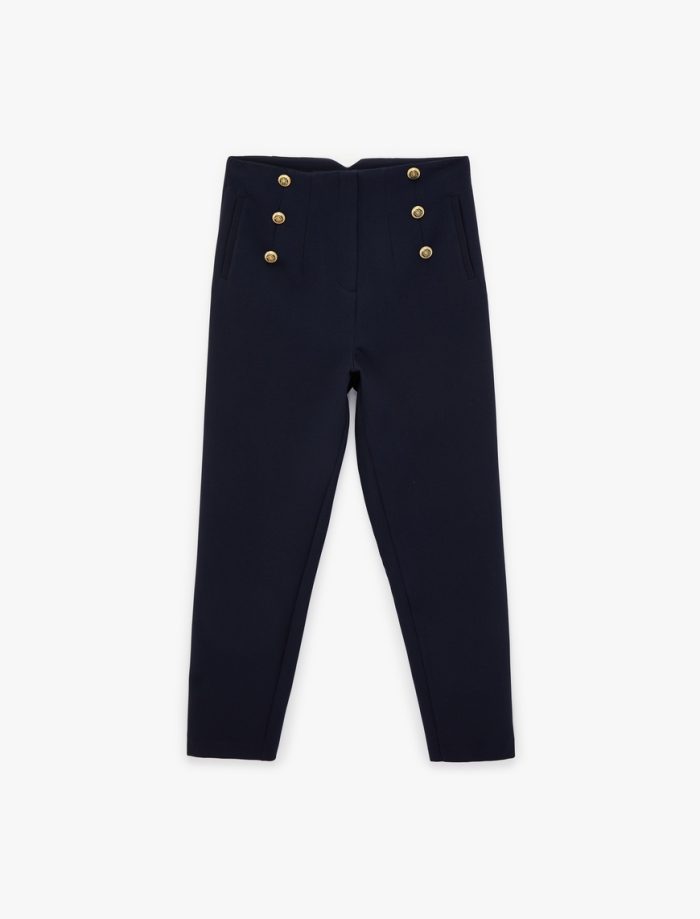 Koton Lacivert Pantolon 6Sak40273Uw - Görsel 5