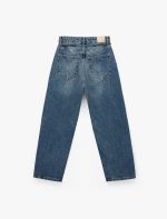 Koton Pamuklu Kemerli Dikiş Detaylı Rahat Kalıp Düz Paça Denim Pantolon - Ballon Jeans 6Sal40117Md - Görsel 5
