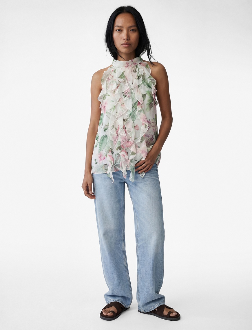 koton-pembe-desenli-bluz-6sak60264uw-13341.jpg Koton Pembe Desenli Bluz 6Sak60264Uw - Görsel 1