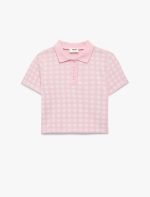 Koton Pembe Ekose Tişört 6Skg10021Ak - Görsel 2