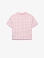 Koton Pembe Ekose Tişört 6Skg10021Ak - Görsel 3