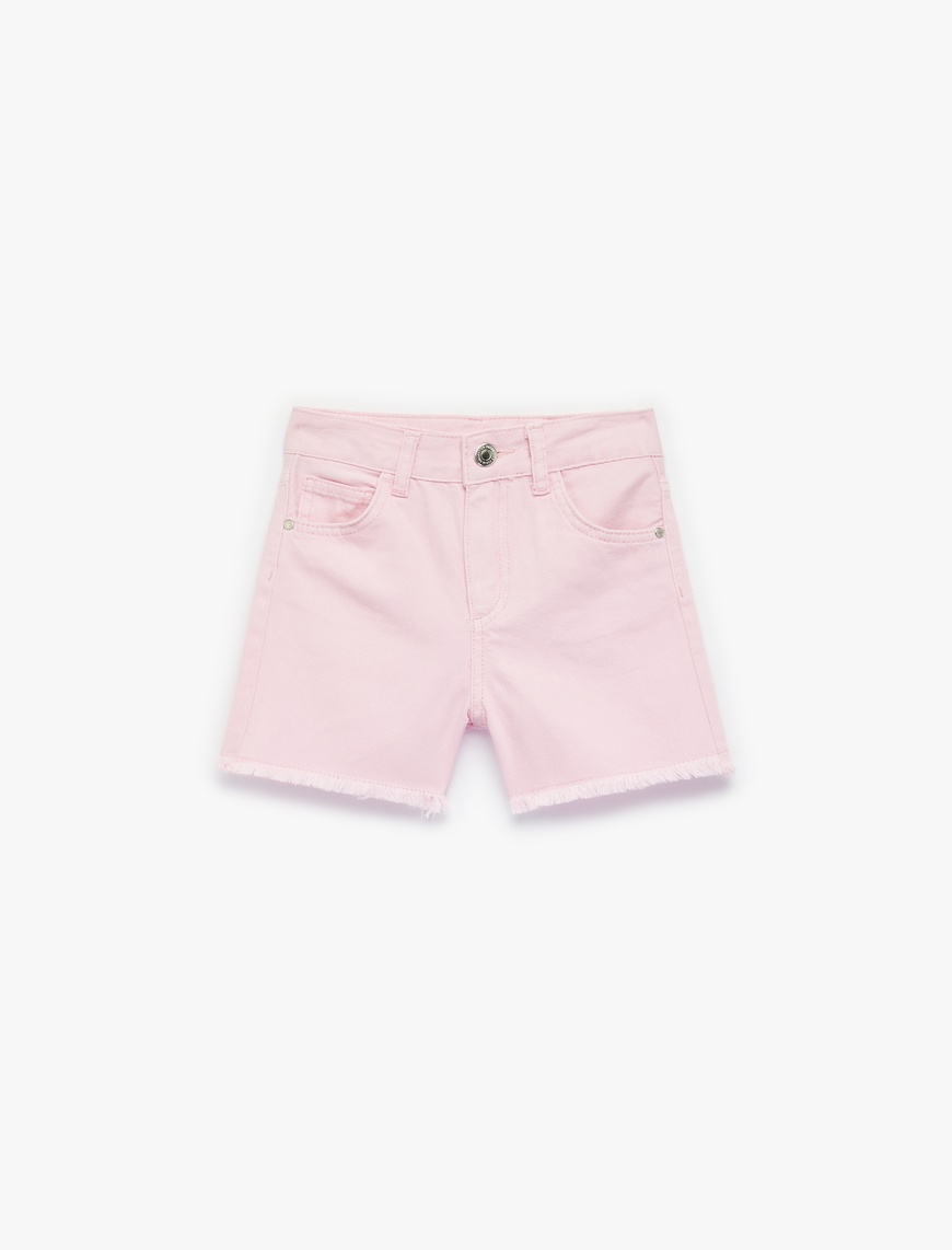 koton-pembe-sort-6skg40006ad-13845.jpg Koton Pembe Şort 6Skg40006Ad - Görsel 1