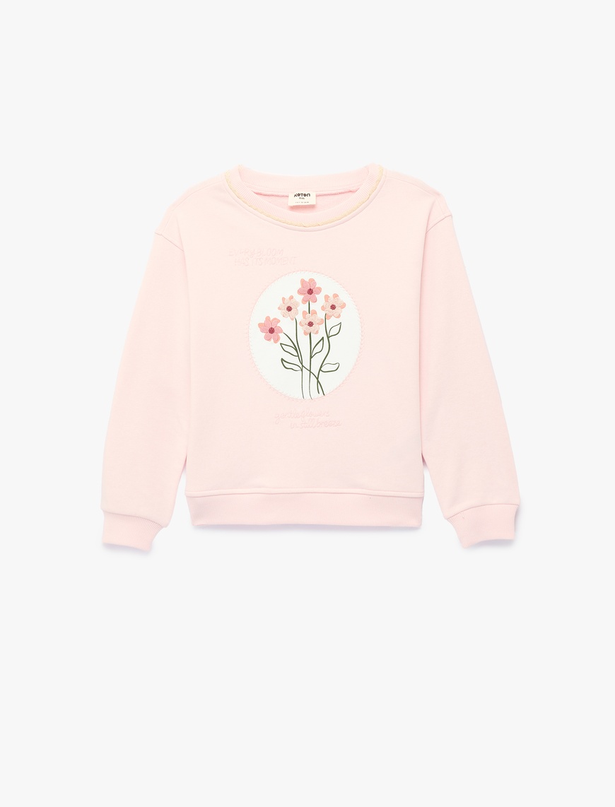 koton-pembe-sweatshirt-6skg10355ak-12877.jpg Koton Pembe Sweatshirt 6Skg10355Ak - Görsel 1