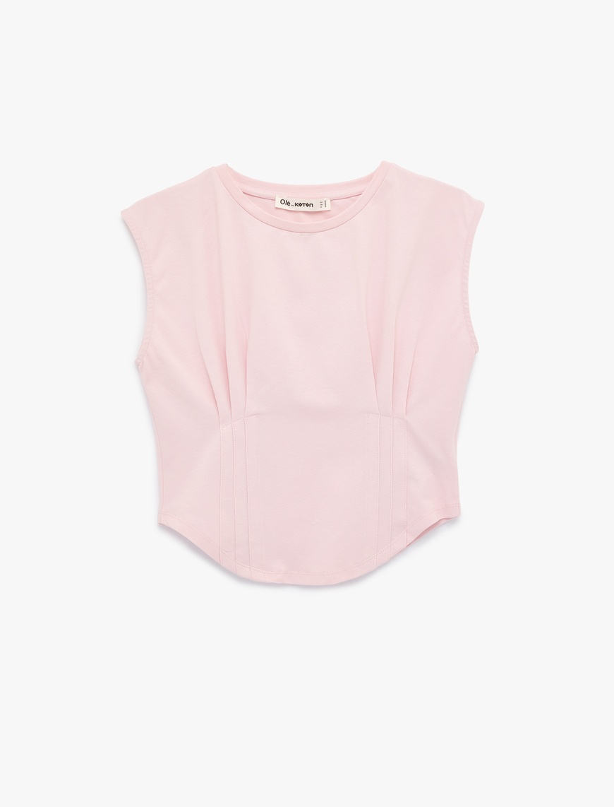 koton-pembe-tisort-6sal10009ik-13201.jpg Koton Pembe Tişört 6Sal10009Ik - Görsel 1
