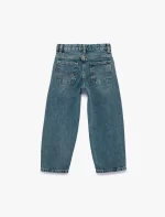 Koton Erkek Çocuk Pamuklu Cepli Baggy Denim Pantolon 6Skb40046Td - Görsel 2