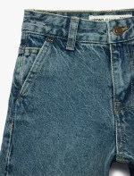 Koton Erkek Çocuk Pamuklu Cepli Baggy Denim Pantolon 6Skb40046Td - Görsel 3