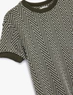 Koton Yeşil Desenli Sweatshirt 6Skb10066Tk - Görsel 2