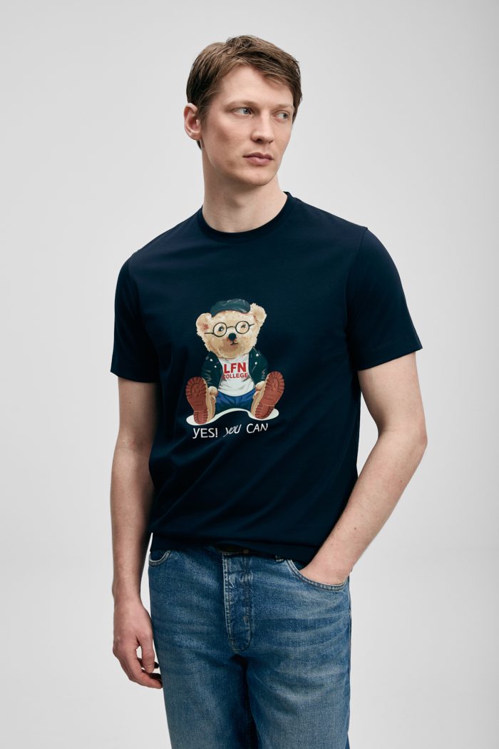 Lufian Teddy Modern Grafik T- Shirt 111020305 - Görsel 4