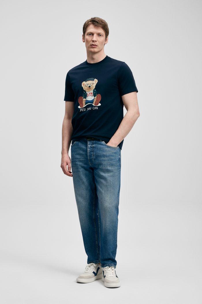 Lufian Teddy Modern Grafik T- Shirt 111020305 - Görsel 8
