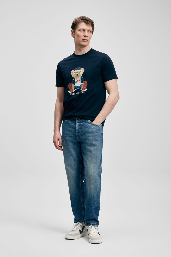 Lufian Teddy Modern Grafik T- Shirt 111020305 - Görsel 34
