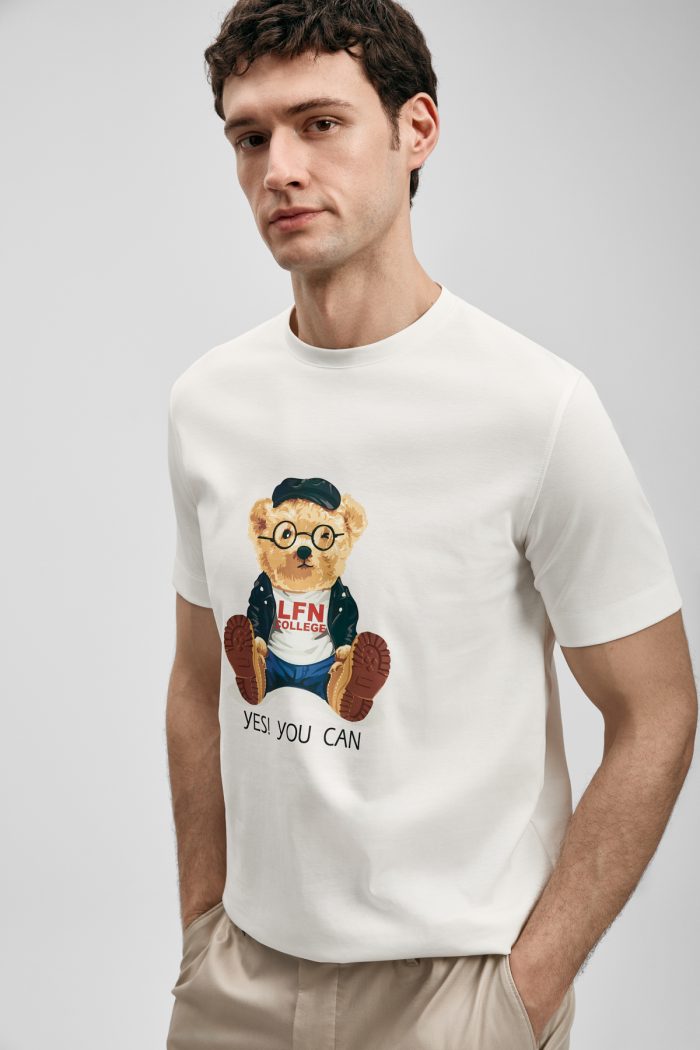 Lufian Teddy Modern Grafik T- Shirt 111020305 - Görsel 5