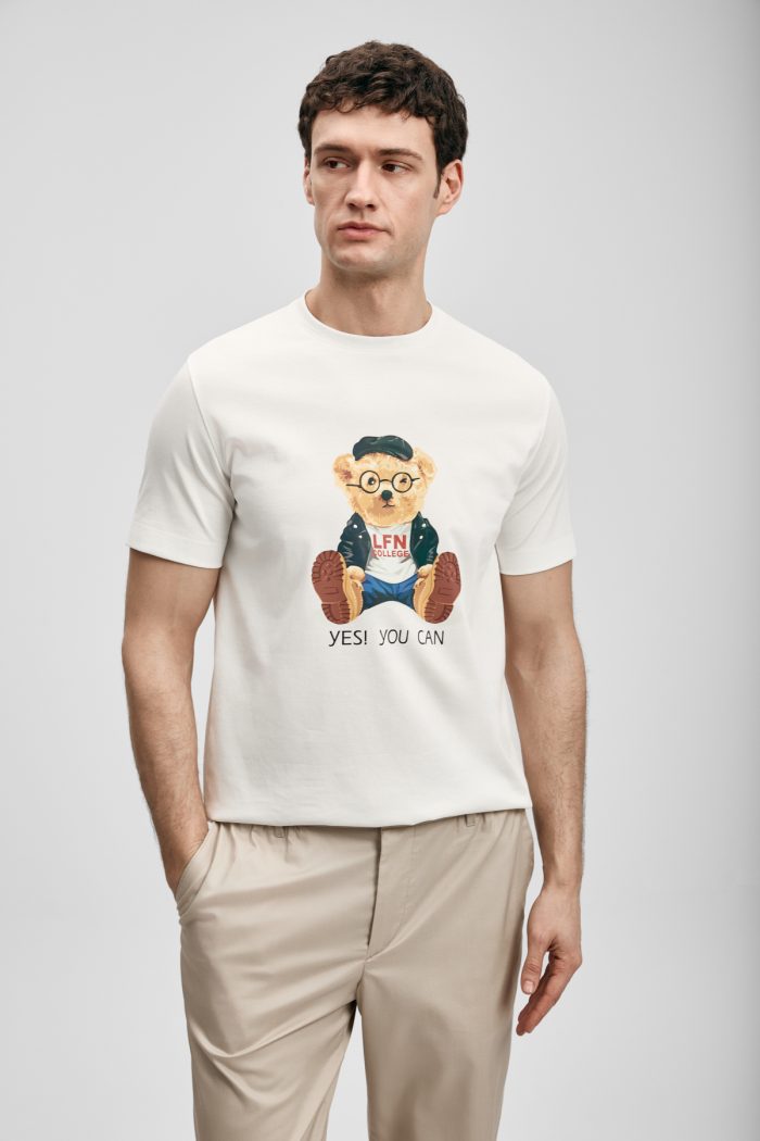 Lufian Teddy Modern Grafik T- Shirt 111020305 - Görsel 40