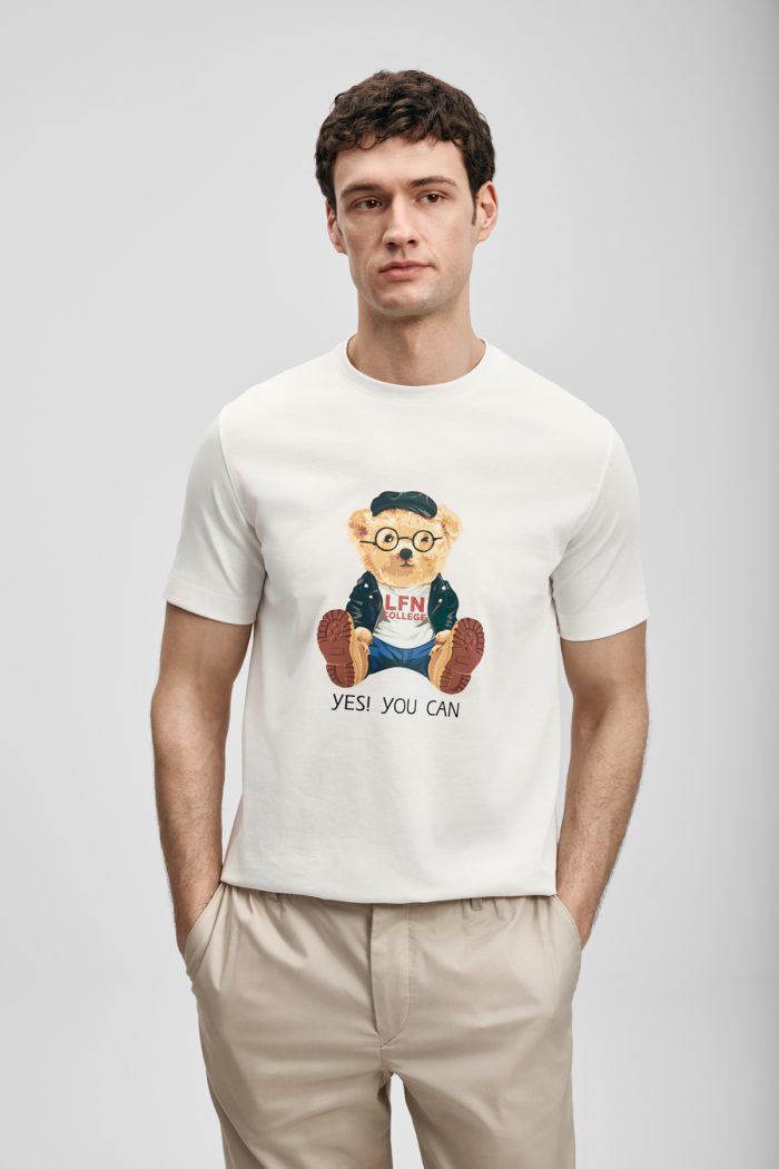Lufian Teddy Modern Grafik T- Shirt 111020305 - Görsel 41