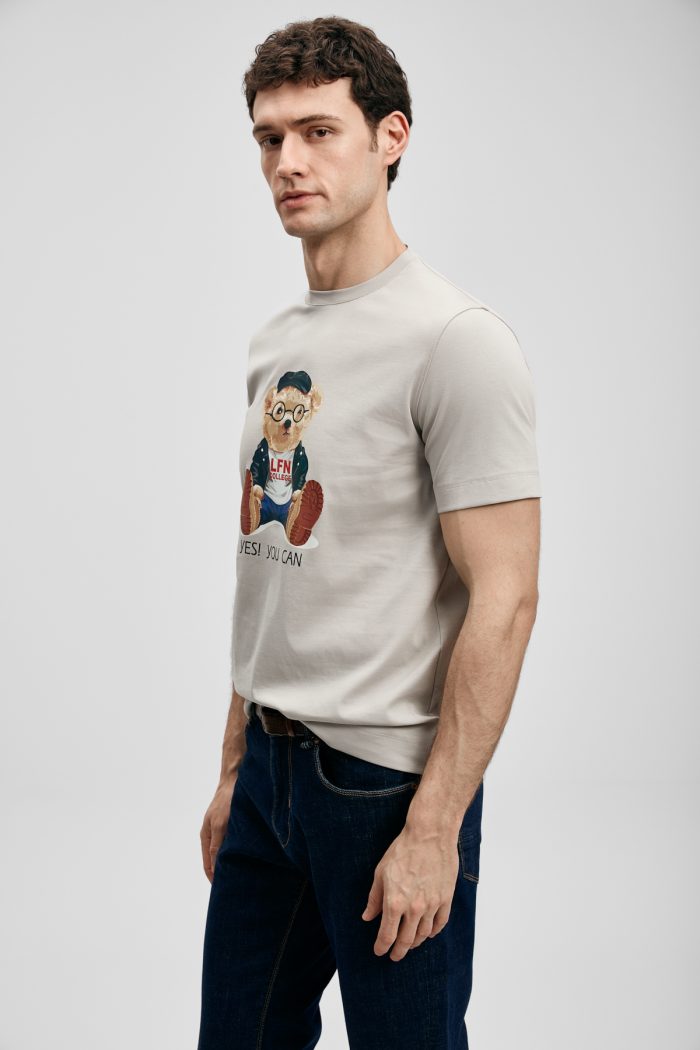Lufian Teddy Modern Grafik T- Shirt 111020305 - Görsel 10