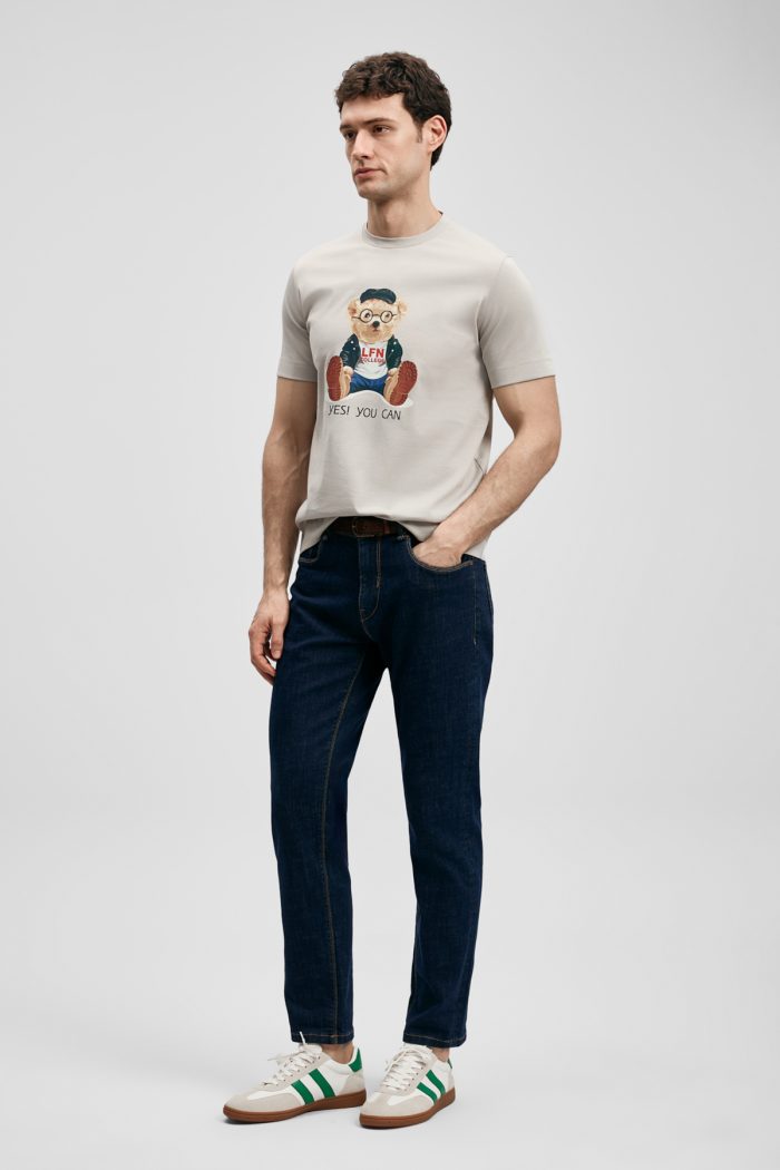 Lufian Teddy Modern Grafik T- Shirt 111020305 - Görsel 45