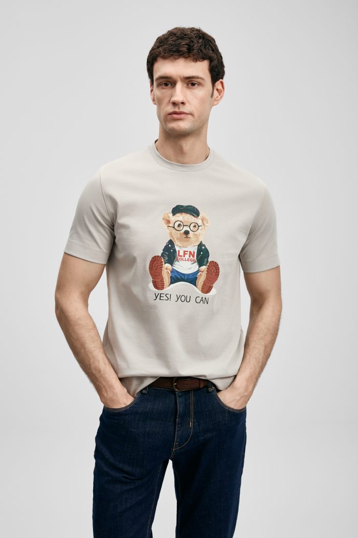 Lufian Teddy Modern Grafik T- Shirt 111020305 - Görsel 46