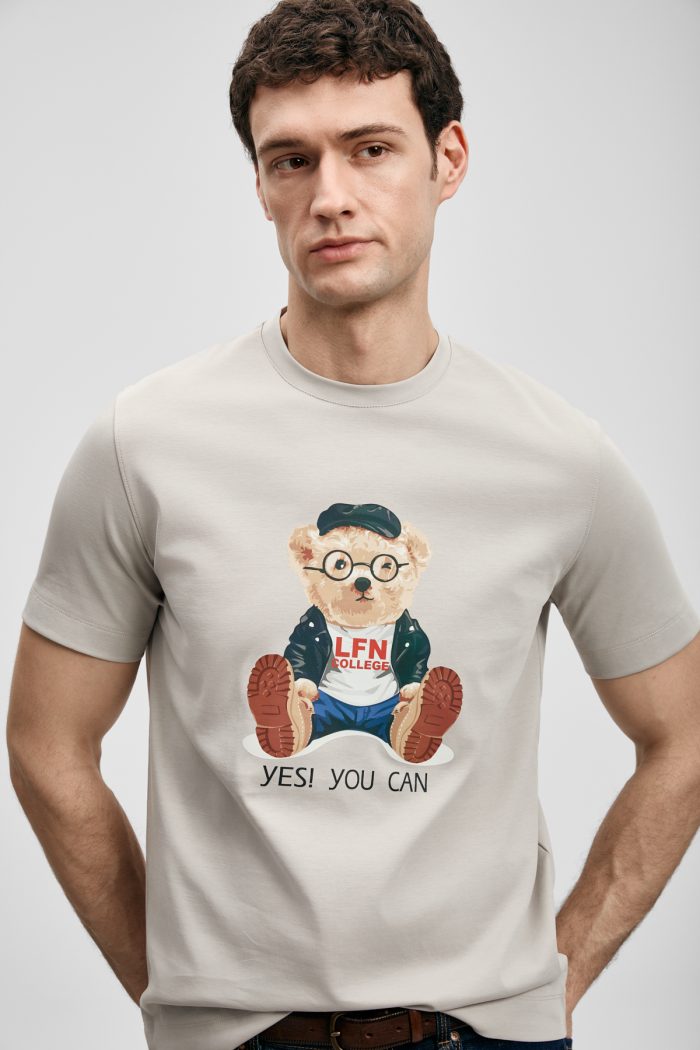 Lufian Teddy Modern Grafik T- Shirt 111020305 - Görsel 25