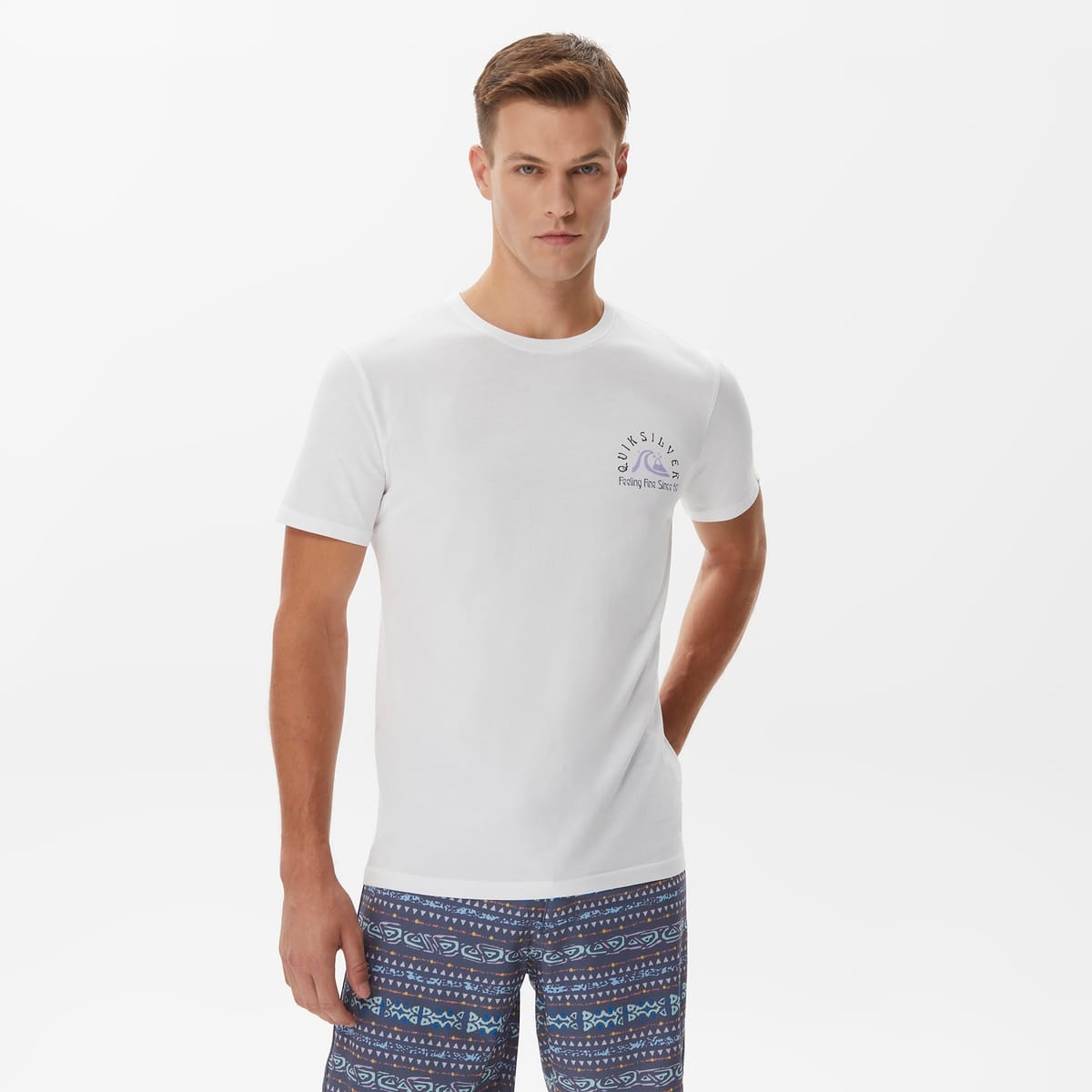 originalbarrel-m-tees-14461.jpg Quiksilver Erkek The Original Barrel Pamuklu Grafik Baskılı T-Shirt Eqyzt07226 - Görsel 1