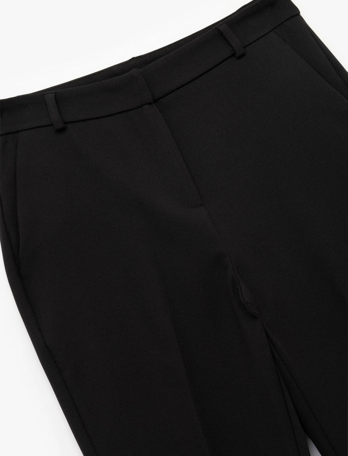 Cepli Yüksek Bel Slim Fit Cigarette Pantolon - Görsel 5