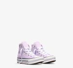 Chuck Taylor All Star EVA Lift Çocuk Çiçek Desenli Lila Sneaker - Görsel 2