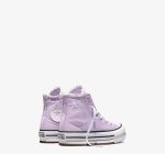 Chuck Taylor All Star EVA Lift Çocuk Çiçek Desenli Lila Sneaker - Görsel 3