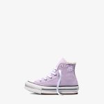 Chuck Taylor All Star EVA Lift Çocuk Çiçek Desenli Lila Sneaker - Görsel 4