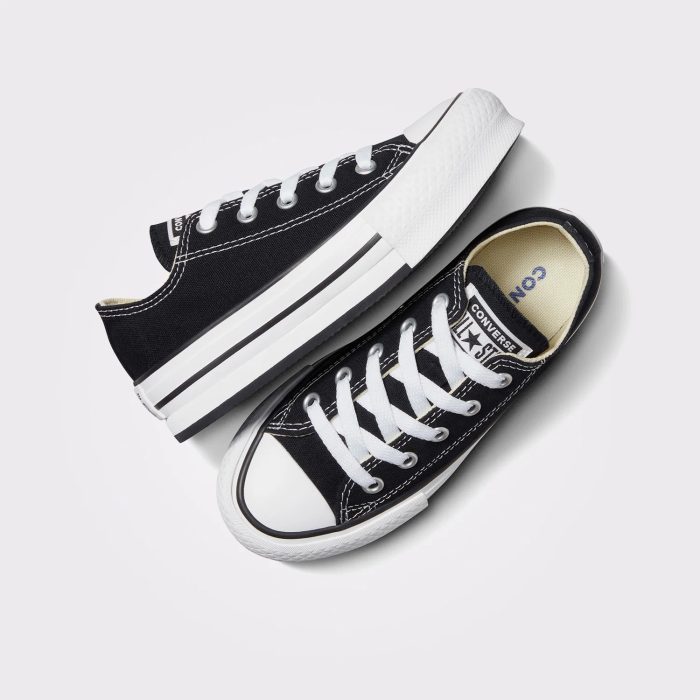 Chuck Taylor All Star EVA Lift Çocuk Siyah Sneaker - Görsel 6
