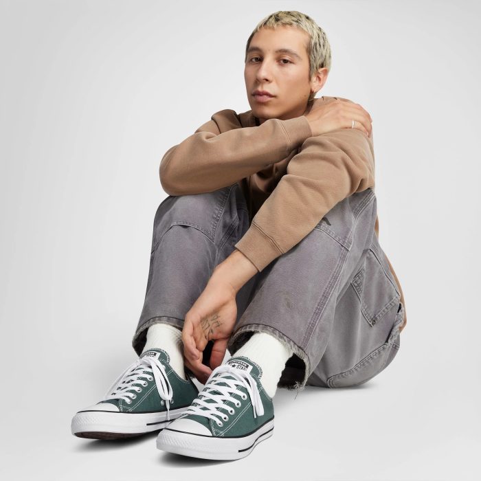 Converse Chuck Taylor All Star Unisex Yeşil Sneaker - Görsel 10