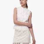 Koton X Melis Ağazat - Slim Fit Mikro Mini Dantel Etek