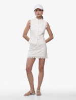 Koton X Melis Ağazat - Slim Fit Mikro Mini Dantel Etek - Görsel 2