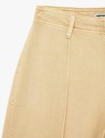 Normal Bel Cep Detaylı Nervürlü Kısa Geniş Paça Pantolon - Culotte Jeans - Görsel 14