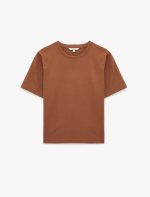Regular Fit Pamuklu Kısa Kollu Bisiklet Yaka Basic Tişört - Görsel 3