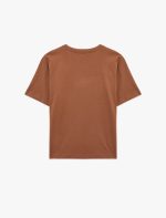 Regular Fit Pamuklu Kısa Kollu Bisiklet Yaka Basic Tişört - Görsel 4
